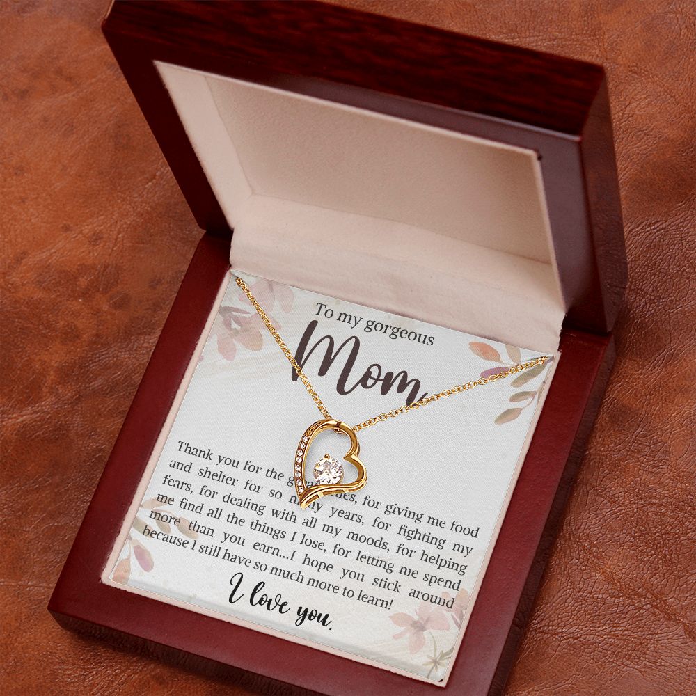 Mom - Thank You For The Great Genes - Forever Love Necklace
