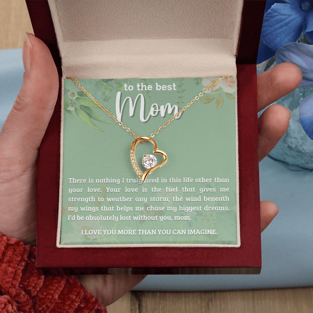 Mom - I'd Be Completely Lost Without You - Everlasting Love Necklace