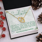 Soulmate - You're The Most Beautiful Human Being In The Universe - Interlocking Heart Necklace