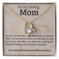 Mom - You Are My First Friend, My Best Friend, My Forever Friend - Forever Love Necklace